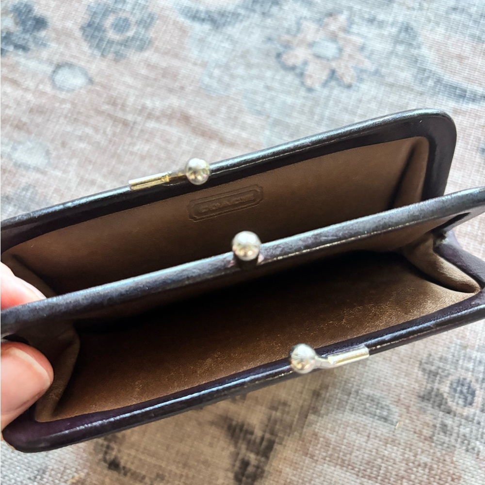 Vintage Coach Kiss-Lock Coin Purse - Picture 6 of 11